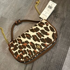 Tory Burch Leopard Crossbody NWT